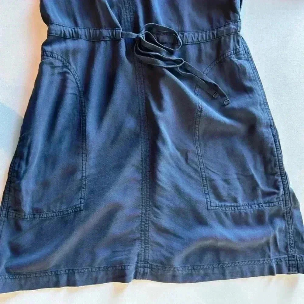 Splendid Blue Cotton Jumper Dress Size XS - Picture 9 of 12